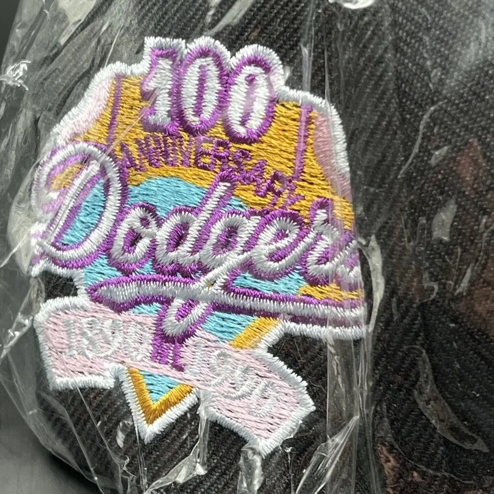 Black Los Angeles Dodgers 9FORTY Snapback Baseball Hat LA 100th Annivers NEW ERA